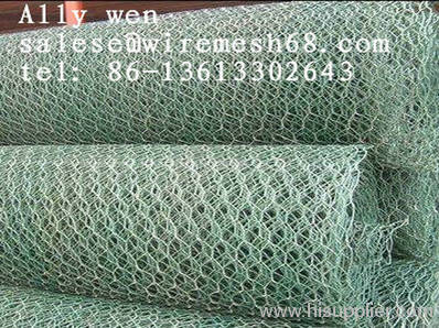 hexagonal wire mesh fences/gabion box(factory)
