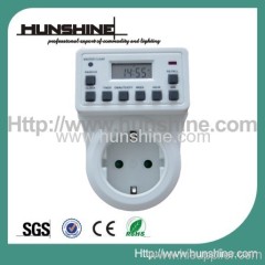 3600W Germany Type Digital timer Switch