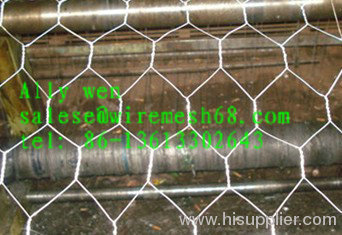 PVC coated hexagonal twisted wire mesh