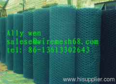 electro Galvanized Hexagonal Twisted Wire Mesh