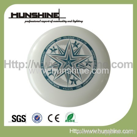 Five star white professional ultimate/sport frisbee