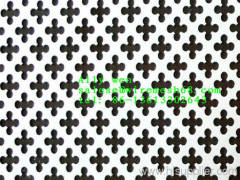 Perforated metal wire netting