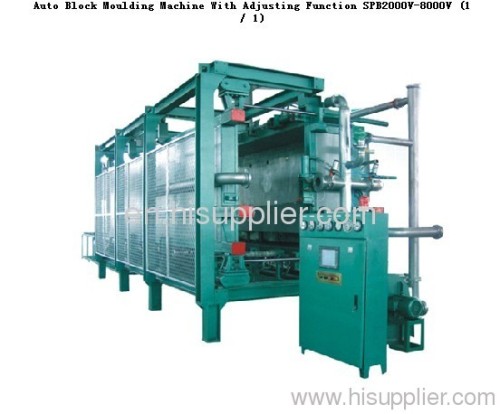 Auto block moulding machine with 2000v-8000v