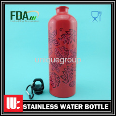 stainless steel drinking bottle