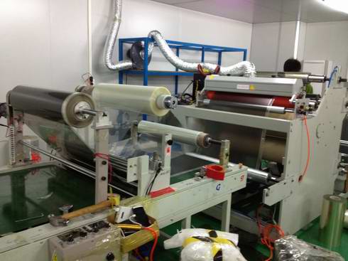 corona install in laminating machine