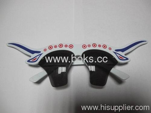 2013 black hot selling plastic party glasses