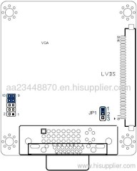 LVDS to VGA or DVI board