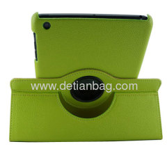Newly design 360 rotating ipad mini leather case