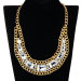 big crystal bib collar Necklace