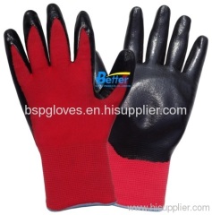 Oil Resistant Light Weight Nitrile Dipped Work Gloves