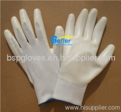 Oil Resistant Light Weight Nitrile Dipped Work Gloves