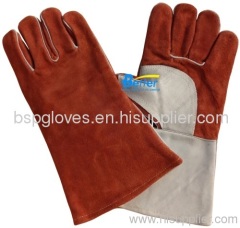 14' and 16 'Cow Split Leather Welding Work Gloves