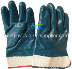 Heavy Duty Blue Nitrile Coated Gloves