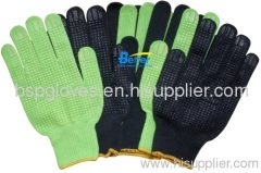 PVC Dotted Industrial Work Gloves