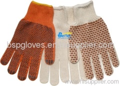 PVC Dotted Industrial Work Gloves