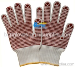 PVC Dotted Industrial Work Gloves