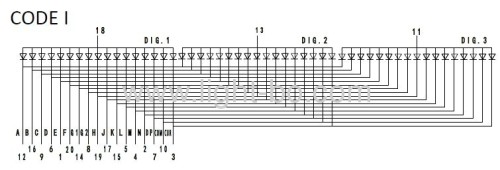 Dreistelligen 14.2mm Anode Ultra Bright Bernstein Segment 14 alphanumerische LED-Anzeige für Instrumententafel