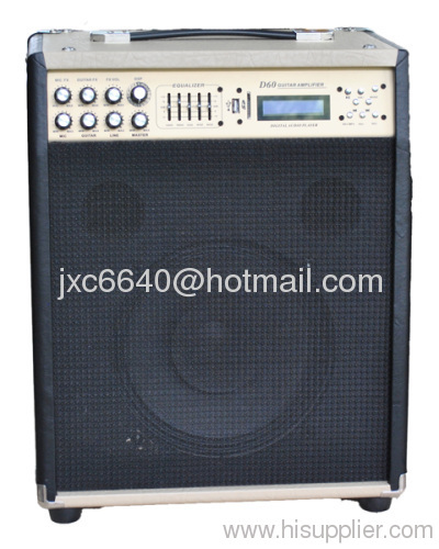 Rechargeable DSP guitar amplifier