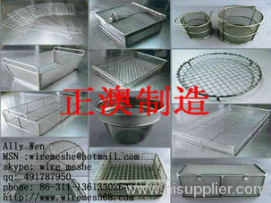 stainless steel basket for medical basket