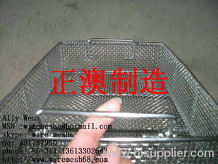 Anping 316 wire mesh medical equipment disinfection basket