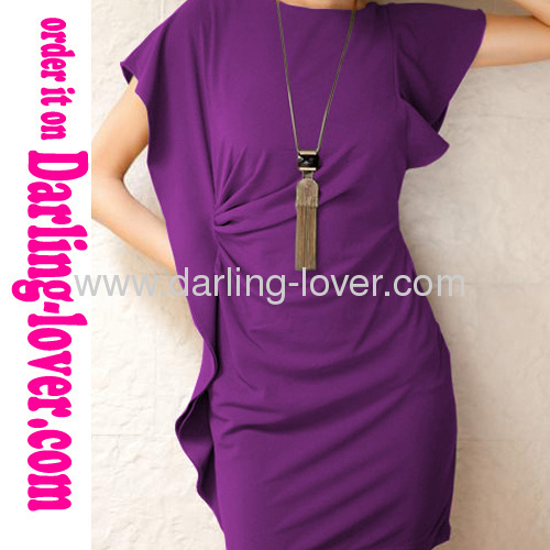 New Sexy Purple Fashion Dress