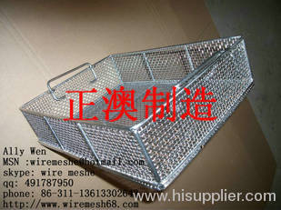 sterilizing basket stainless steel basket wire basket
