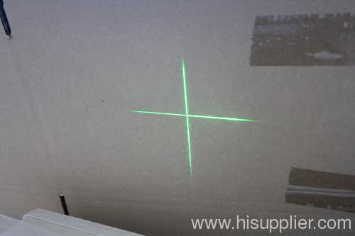 Green laser cross line module