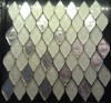 Foil White Luster glass mosaic