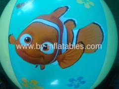 PVC inflatable ball for beach playing