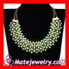 Wholesale fashion Costume jewellery turquoise chunky bib necklace