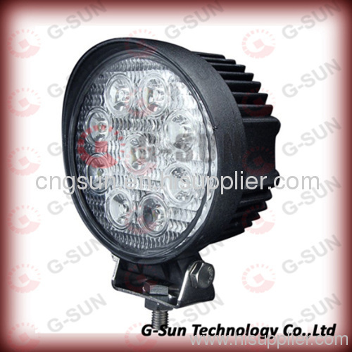 100% high quality waterproof and shockproof 27w high power LED working light