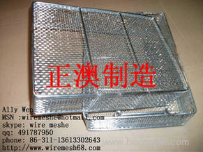 medical instrument wire basket