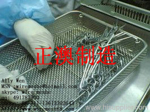 Anping 304 wire mesh metal sterilizing basket