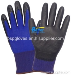 13 Guage Nylon Or Polyester Shell With PU Dipped ESD Superior Touch PU Work Gloves