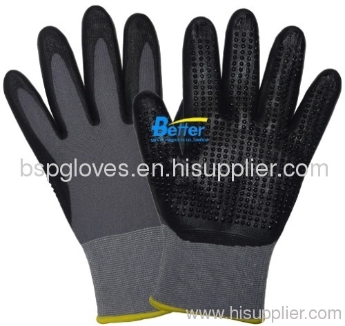 nitrile dipped gloves work gloves