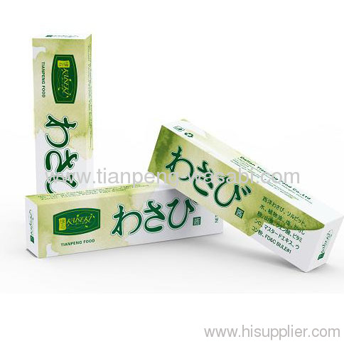 Fresh wasabi green paste