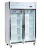 Glass Door Commercial Refrigerator Freezer , Ice - Cold Merchandiser With 4 Layers
