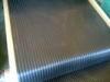 Wide Ribbed Natural Rubber Sheet Roll , Rubber Floor With OEM