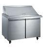 Stainless steel Reach-IN Refrigerators Mega-Top Sandwich / Salad Prep Table With 2 doors