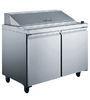 SUS Salad Prep Table Two Doors Reach In Refrigerators R134a , 2 Door Reach In Cooler