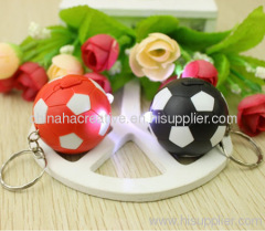 Promotional Football key rings, Soccer Led keychain light