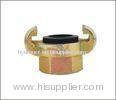 Air Coupling Clamp Double Bolt , Silver white zinc plated