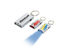 Square LED Key Ring Flashlight,Mini Torch Gift silver torch keychain