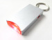 Square LED Key Ring Flashlight,Mini Torch Gift silver torch keychain