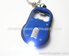 LED bottle opener with keychain,Promo Gift