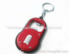 LED bottle opener with keychain,Promo Gift