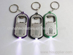 Promotional Key Light Bottle Opener,beer opener flashlight for gift