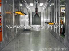 automatic powder coating spray booth