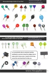 Retractable Hand shape Badge Puller,Palm Card Holder