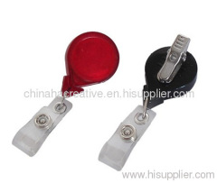 Retractable Badge Holder with Carabiner,Card Holder with metal clip